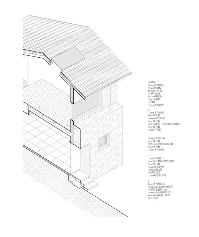 BIM建筑|百美村宿•拉毫石屋 / 原榀建筑事务所