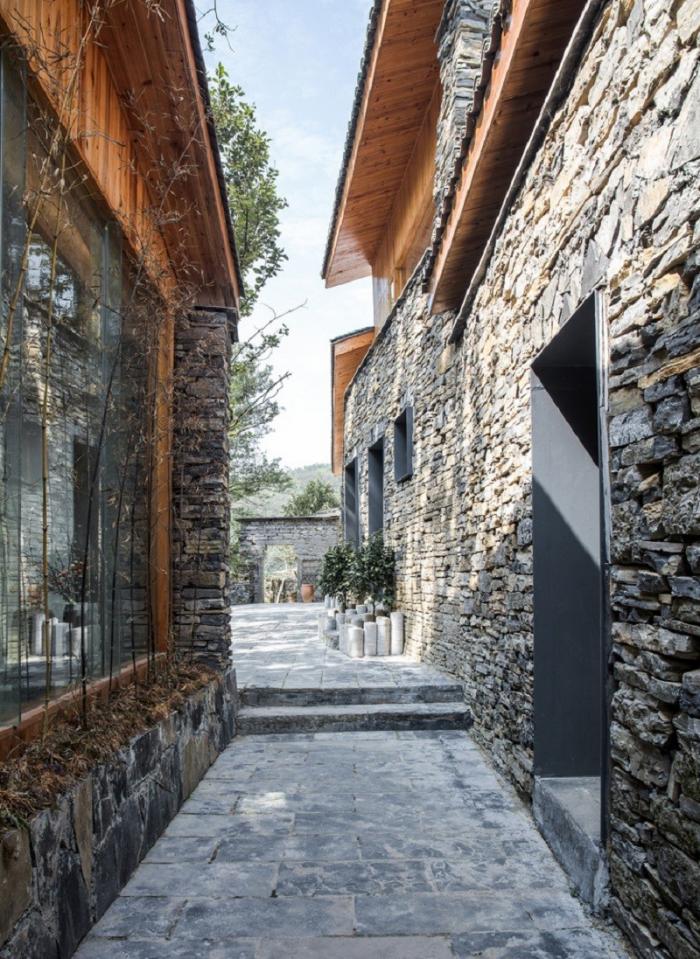 BIM建筑|百美村宿•拉毫石屋 / 原榀建筑事务所