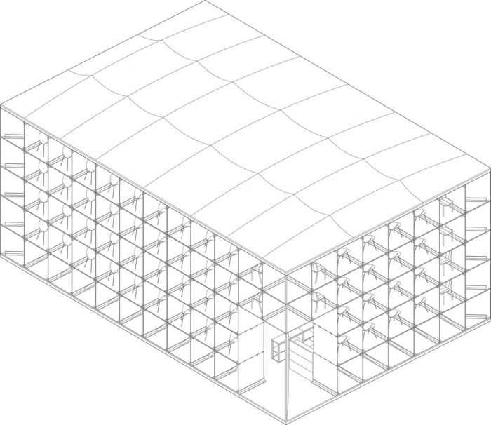 BIM建筑|城市搭建&乡村重生，“低技派”的胶合板的灵活运用 / ROOI