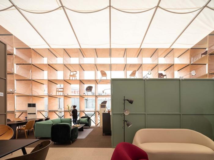 BIM建筑|城市搭建&乡村重生，“低技派”的胶合板的灵活运用 / ROOI