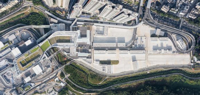 BIM建筑|深圳市莲塘口岸：国内首个“客、货一站式通关”口岸 / 华阳国际设计集团