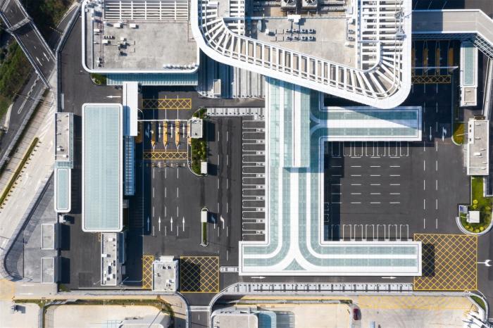 BIM建筑|深圳市莲塘口岸：国内首个“客、货一站式通关”口岸 / 华阳国际设计集团