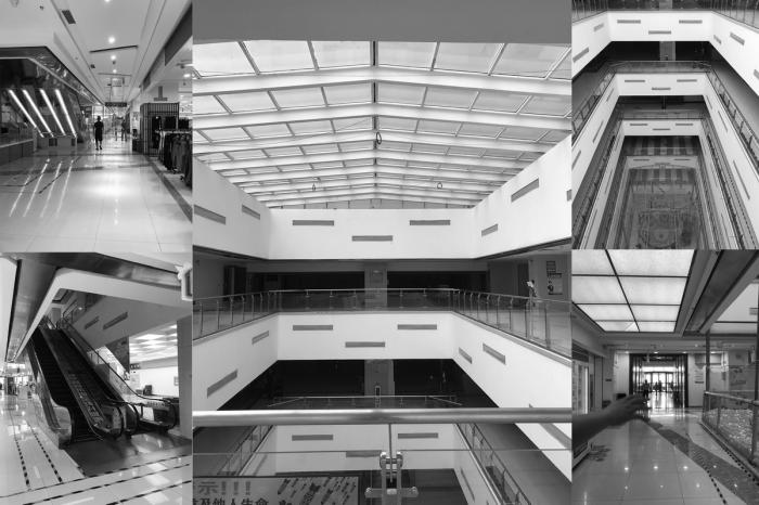 BIM建筑|源平·美璟书店：隐秘在采光中庭中的书店 / 上海严旸建筑设计工作室