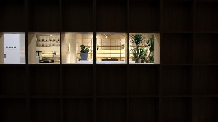 BIM建筑|源平·美璟书店：隐秘在采光中庭中的书店 / 上海严旸建筑设计工作室