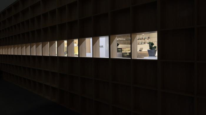 BIM建筑|源平·美璟书店：隐秘在采光中庭中的书店 / 上海严旸建筑设计工作室