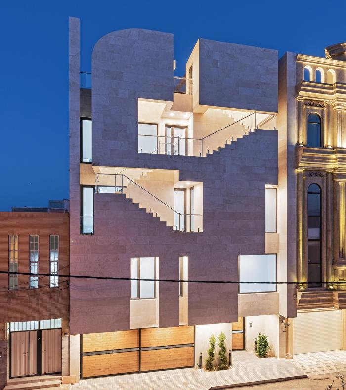 BIM建筑|一座纯粹的几何乌托邦：伊朗办公楼“Zamin”