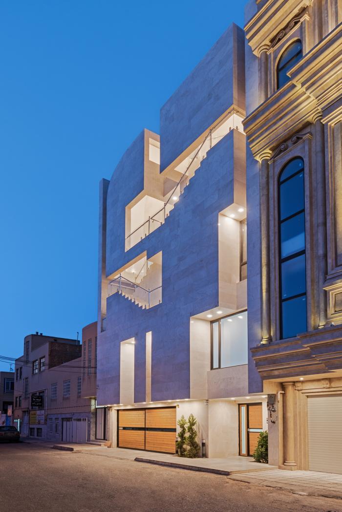 BIM建筑|一座纯粹的几何乌托邦：伊朗办公楼“Zamin”