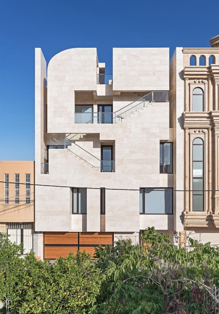 BIM建筑|一座纯粹的几何乌托邦：伊朗办公楼“Zamin”