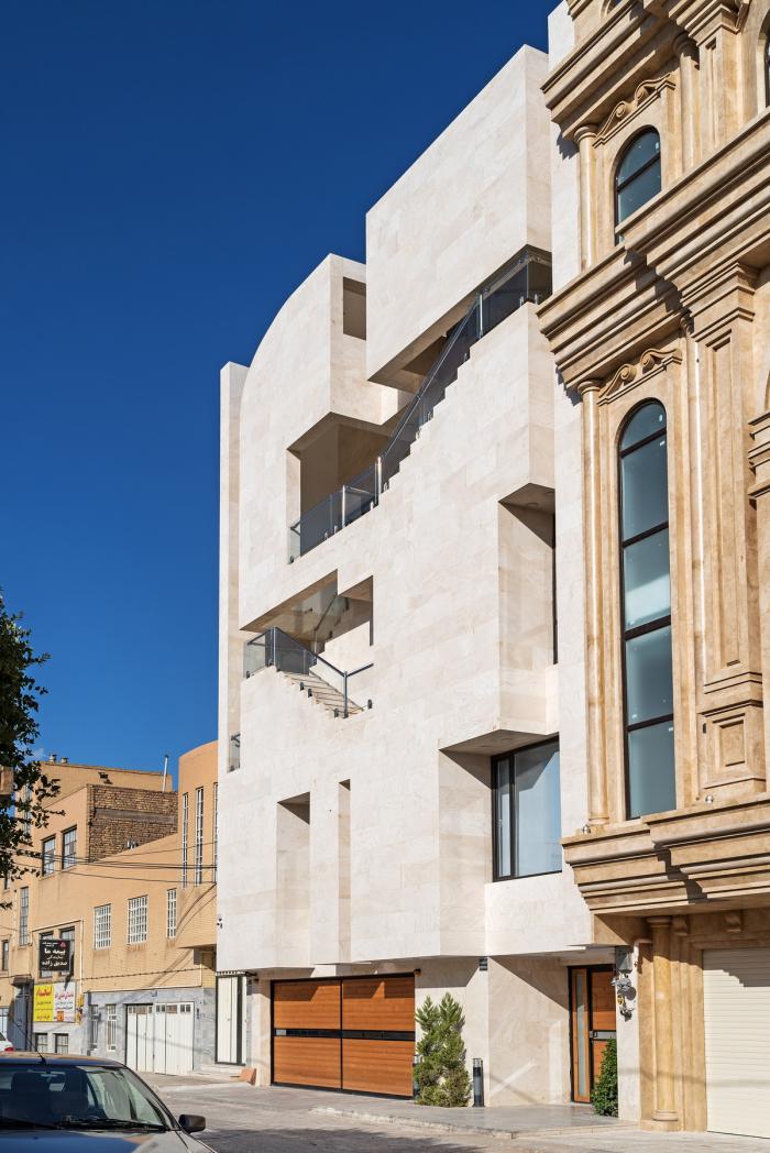 BIM建筑|一座纯粹的几何乌托邦：伊朗办公楼“Zamin”