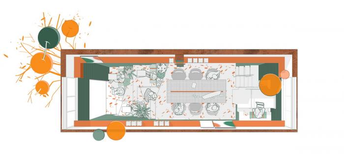 BIM建筑|离宅半米办公空间设计，宁波 / 离宅半米0.5m studio