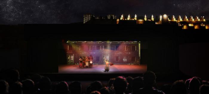 BIM建筑|沙漠遗址中的露天剧场，玻利维亚