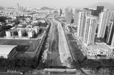 BIM建筑|平静之中见张力：深圳坪山高级中学跨河人行桥 / 南沙原创-BIM建筑网