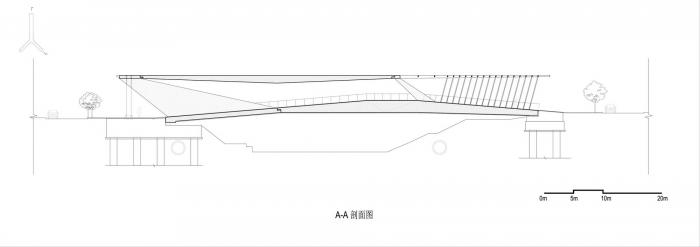 BIM建筑|平静之中见张力：深圳坪山高级中学跨河人行桥 / 南沙原创