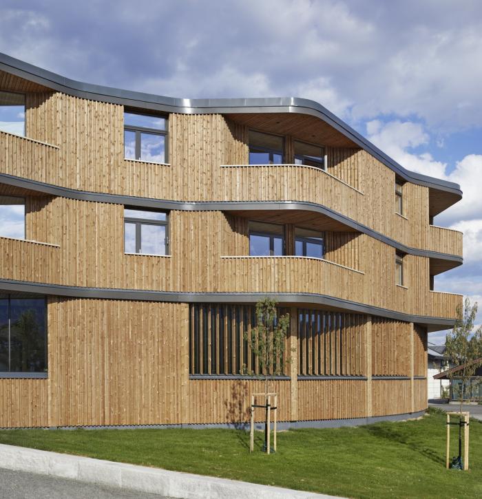 BIM建筑|挪威收藏图书馆：垂直木材编织出柔和立面 / Helen & Hard