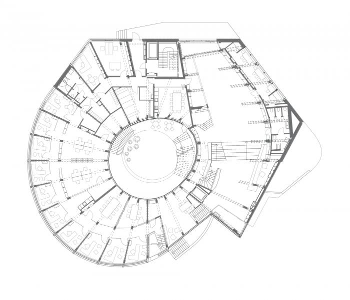 BIM建筑|挪威收藏图书馆：垂直木材编织出柔和立面 / Helen & Hard