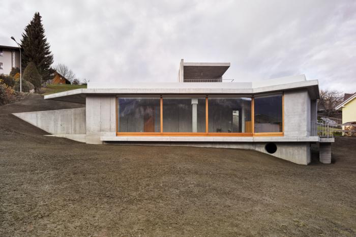 BIM建筑|群山环抱之中，“折叠百变”的混凝土小屋