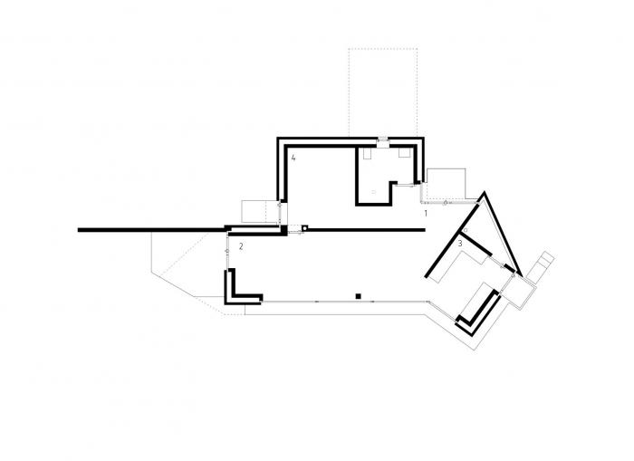 BIM建筑|群山环抱之中，“折叠百变”的混凝土小屋