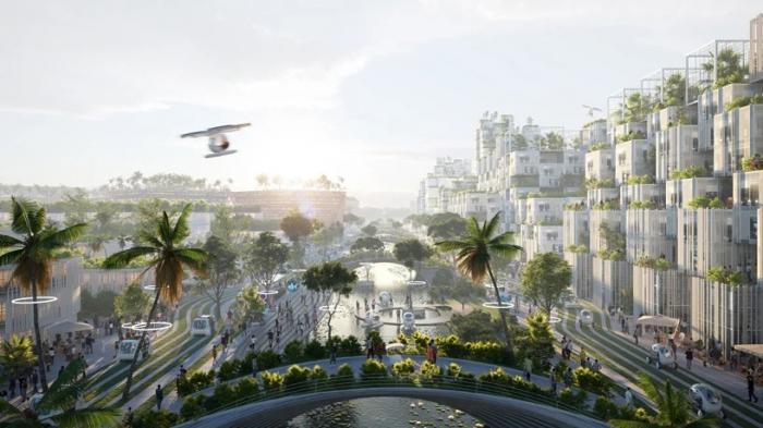 BIM建筑|BIG联手Hijjas和Ramboll为马来西亚槟城南岛打造生物多样性城市