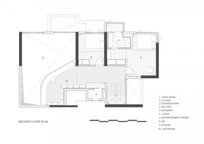 BIM建筑|胡志明市水磨石公寓“Mài”，以弧形几何形状定义空间 / Whale Design Lab