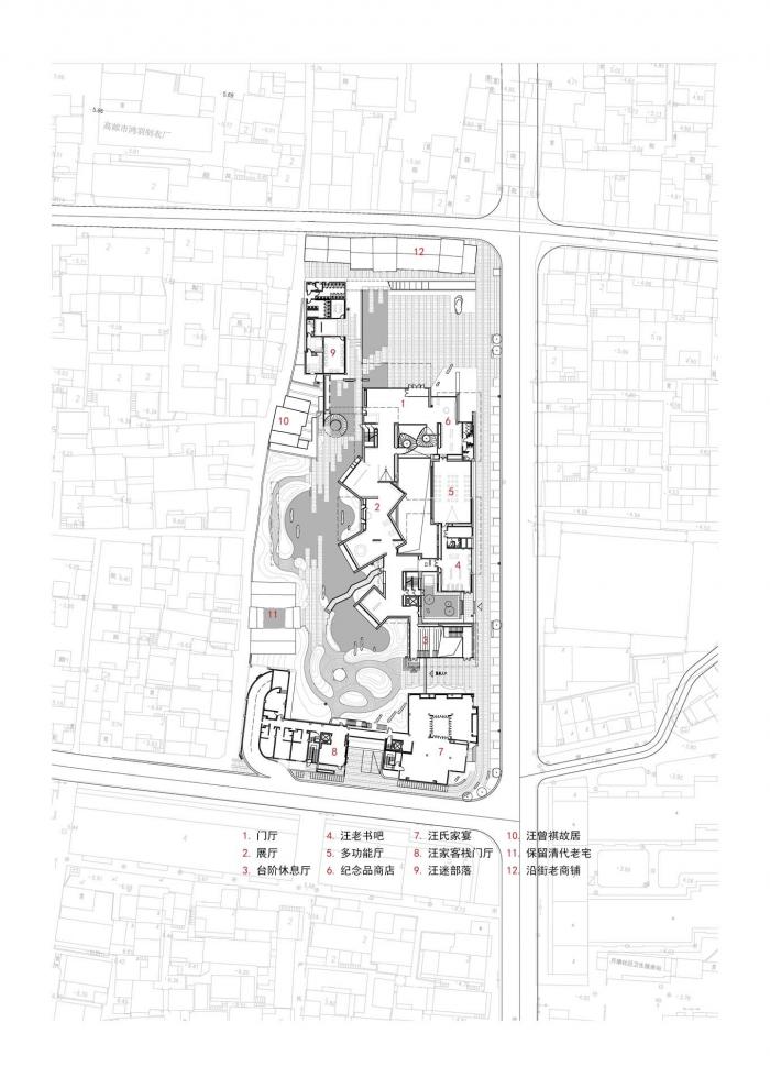BIM建筑|汪曾祺纪念馆文化特色街区 / 同济大学建筑设计研究院