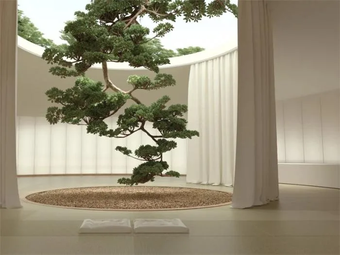 BIM建筑|Six N. Five构想的超现实主义日式花园场景