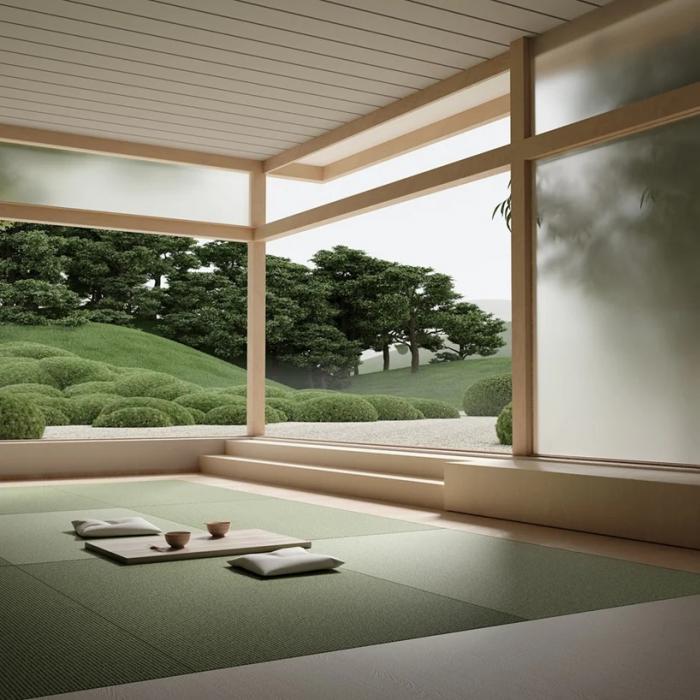 BIM建筑|Six N. Five构想的超现实主义日式花园场景