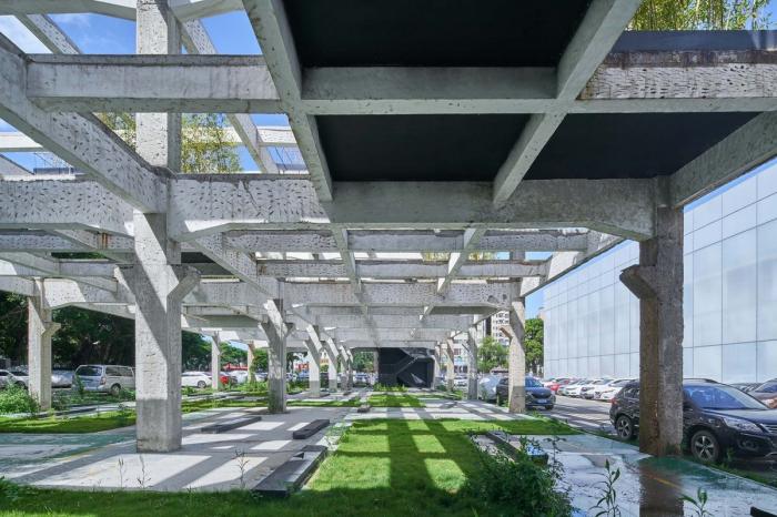 BIM建筑|桥头废墟花园 / 趣城工作室