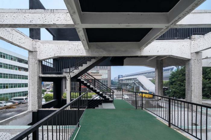 BIM建筑|桥头废墟花园 / 趣城工作室