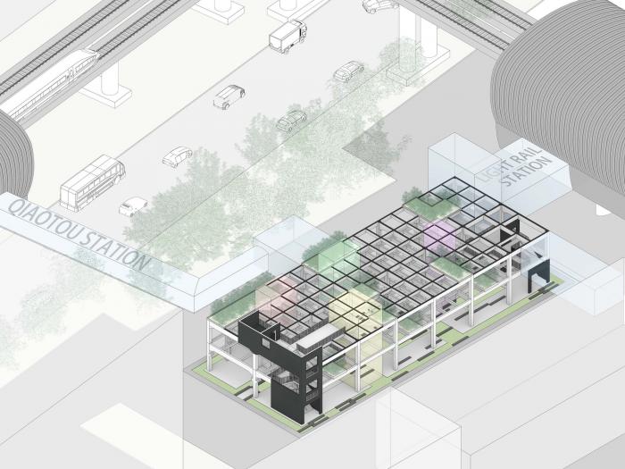 BIM建筑|桥头废墟花园 / 趣城工作室