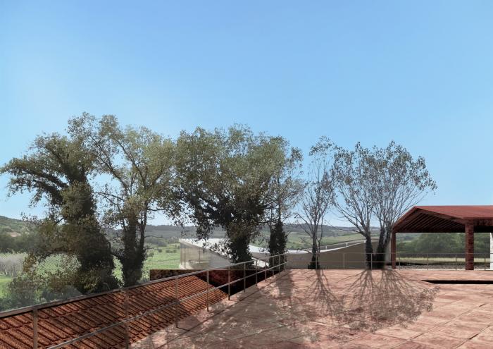 BIM建筑|暮光之环：葡萄牙 MONTE D\'OIRO酒庄品酒空间设计 / PL-T平时建筑事务所