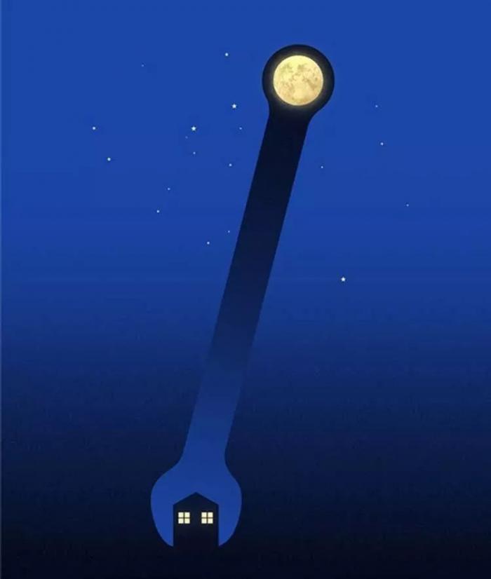 BIM建筑|40例正负形海报设计