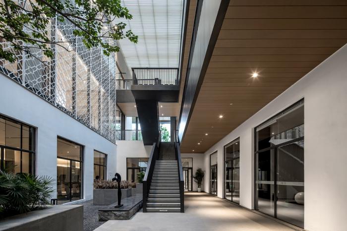 BIM建筑|华润西园悦府生活馆 / 立方设计