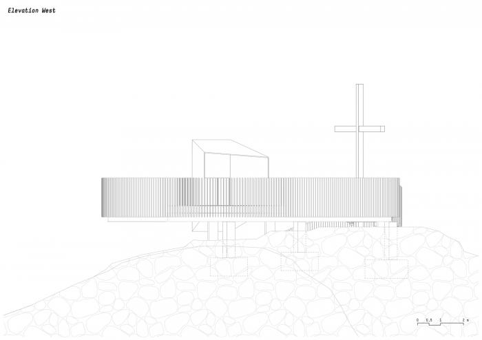 BIM建筑|奥茨山巅观景台 / noa*