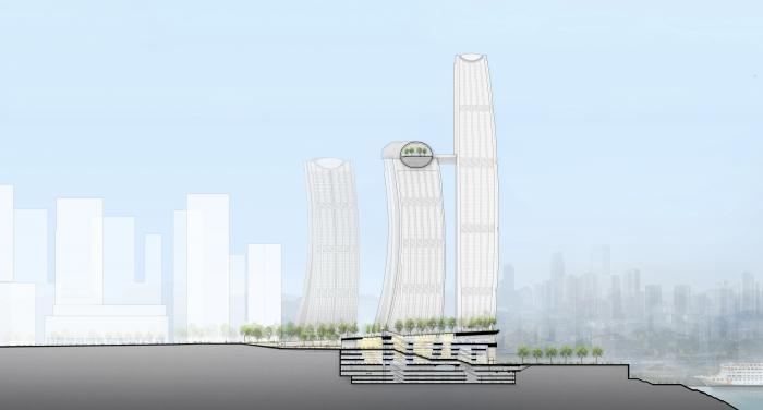 BIM建筑|城市封面级新地标——重庆来福士 / 萨夫迪建筑事务所