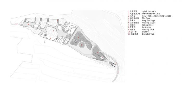 BIM建筑|2019二青会圣火采集点 / URBANUS 都市实践