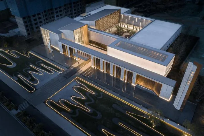 BIM建筑|关于建筑中在地文化属性的诠释与传递：金地·江山风华城市艺术中心 / PTA上海柏涛
