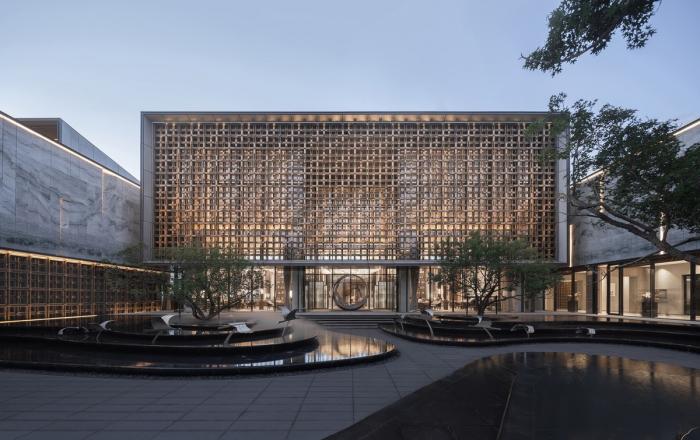 BIM建筑|关于建筑中在地文化属性的诠释与传递：金地·江山风华城市艺术中心 / PTA上海柏涛