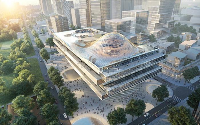 BIM建筑|中兴通讯深圳总部方案：“深圳潮” / 奥雷·舍人事务所