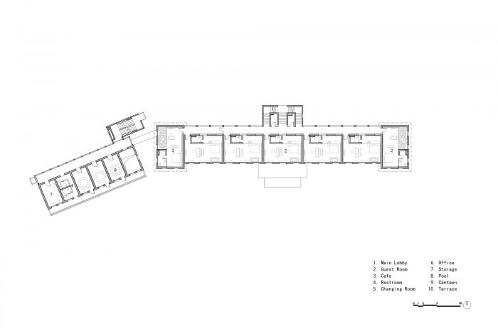 BIM建筑|勤勇小学民宿 / 旭可建筑