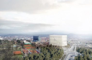 BIM建筑|飘在空间的白色“灯塔”：巴尼亚卢卡文化综合体 / Cosmos-BIM建筑网