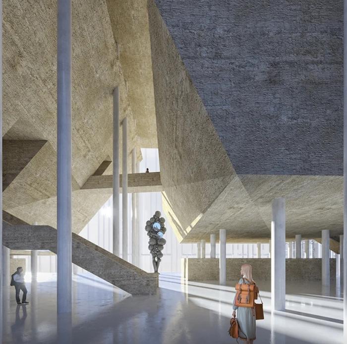 BIM建筑|飘在空间的白色“灯塔”：巴尼亚卢卡文化综合体 / Cosmos