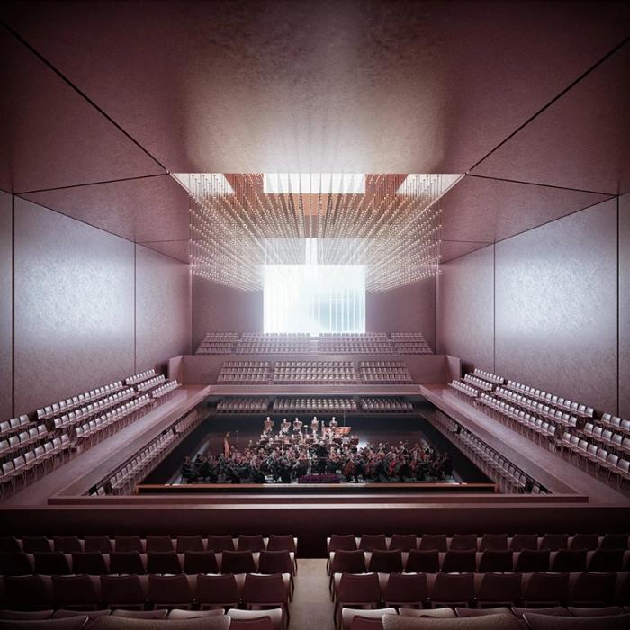 BIM建筑|飘在空间的白色“灯塔”：巴尼亚卢卡文化综合体 / Cosmos