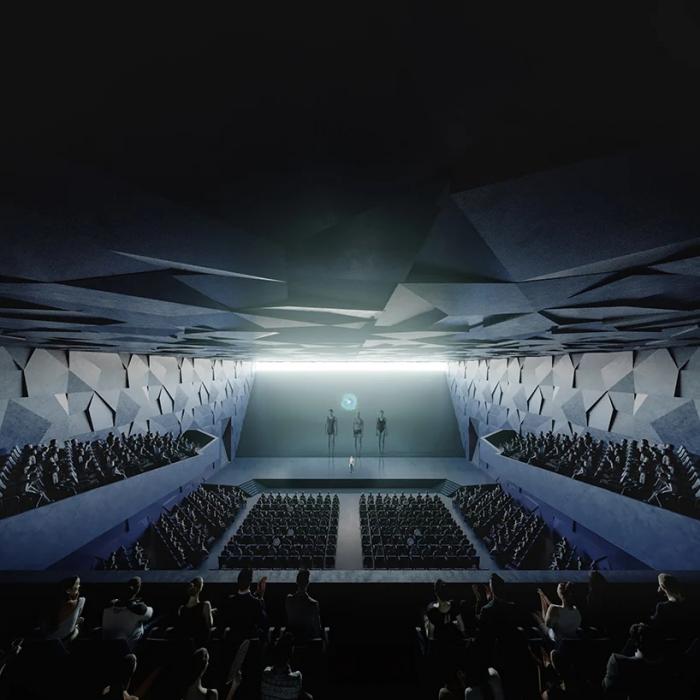 BIM建筑|飘在空间的白色“灯塔”：巴尼亚卢卡文化综合体 / Cosmos