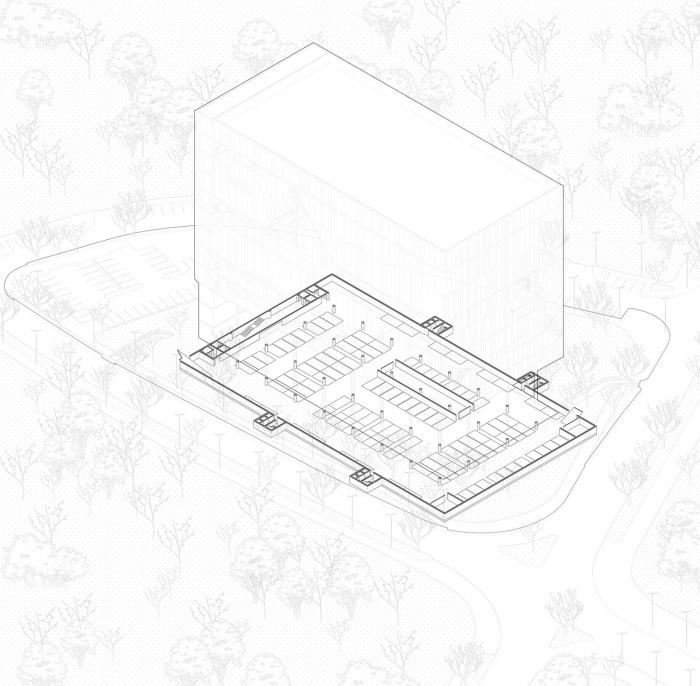 BIM建筑|飘在空间的白色“灯塔”：巴尼亚卢卡文化综合体 / Cosmos