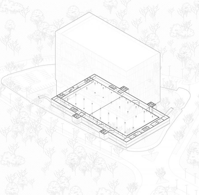 BIM建筑|飘在空间的白色“灯塔”：巴尼亚卢卡文化综合体 / Cosmos