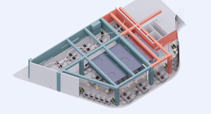 BIM建筑|星空网咖 / 平介设计