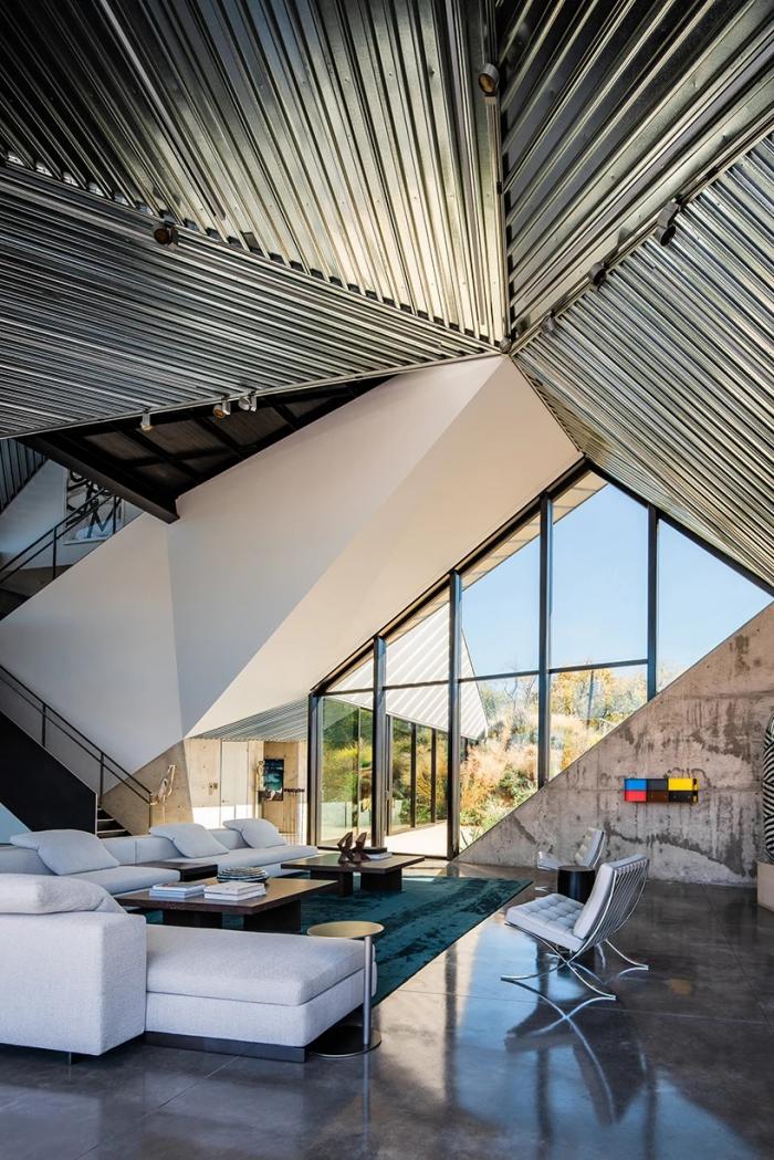 BIM建筑|美国西部荒漠中的“变形器”住宅 / OPA