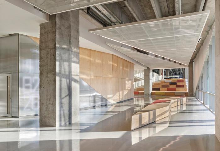 BIM建筑|沃兹耶因大学建筑与设计学院：“对角线”营造错动与平衡 / ARK-itecture