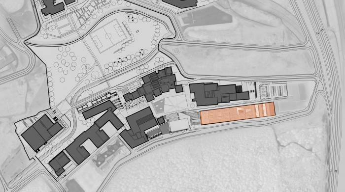 BIM建筑|沃兹耶因大学建筑与设计学院：“对角线”营造错动与平衡 / ARK-itecture