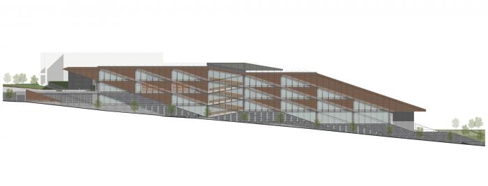 BIM建筑|沃兹耶因大学建筑与设计学院：“对角线”营造错动与平衡 / ARK-itecture